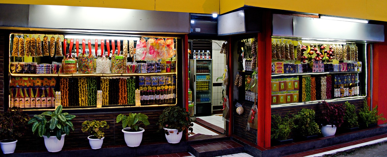 Independent convenience store stocked with product